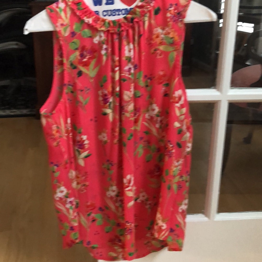 Rose and Olive Sleeveless Ladies top - Picture 2 of 4
